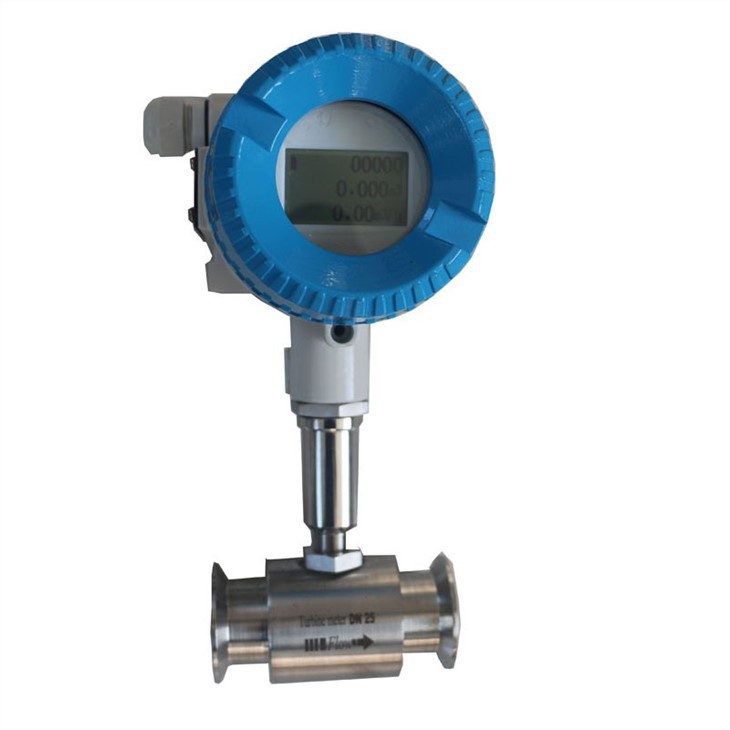 tr-clamp turbine flow meter