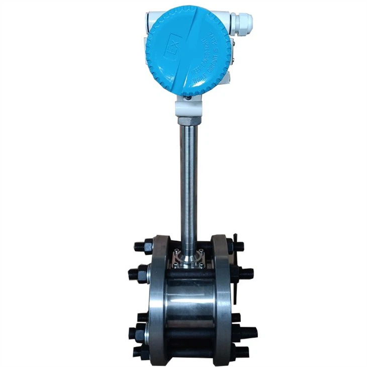 Pulse output vortex flow meter